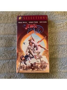 The Jewel of the Nile (1985) VHS – Douglas, Turner, DeVito – Tested